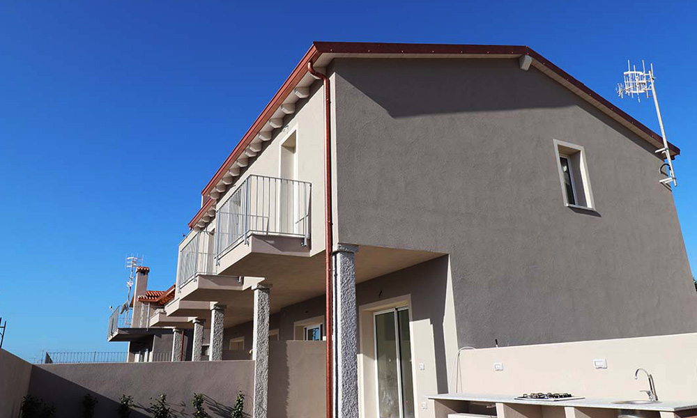 Residenza contemporanea di nuova costruzione.
